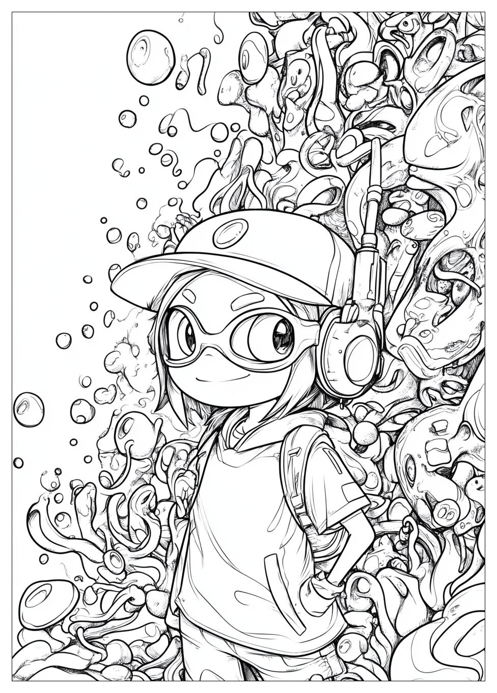 Splatoon Ausmalbilder 23