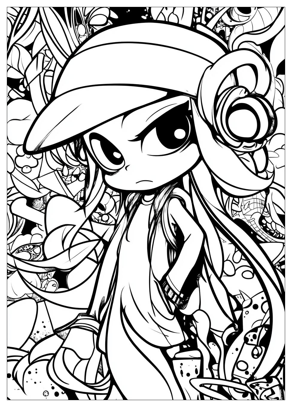 Splatoon Ausmalbilder 7