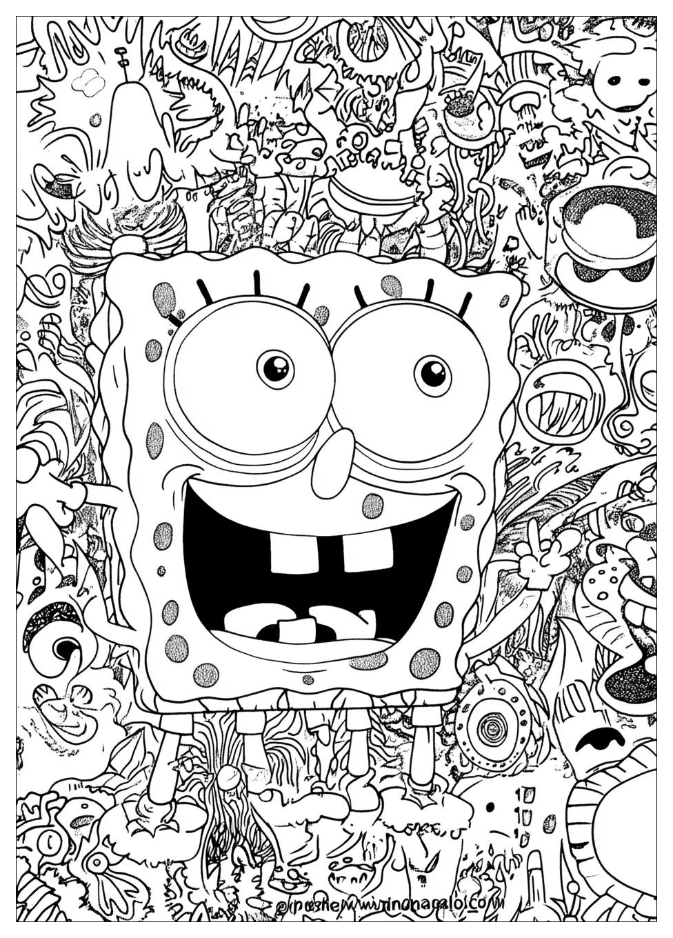 Spongebob Schwammkopf Ausmalbilder 1
