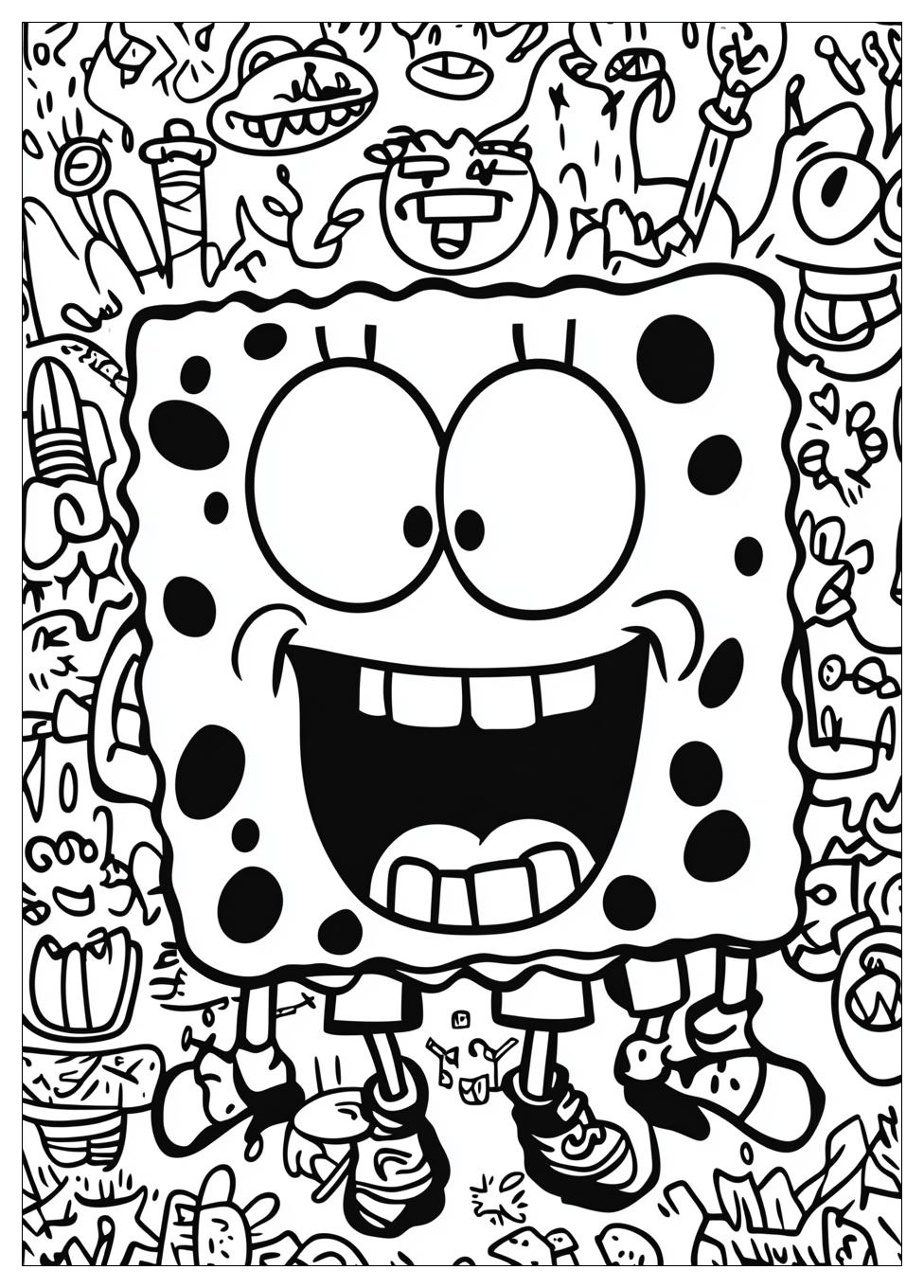 Spongebob Schwammkopf Ausmalbilder 11