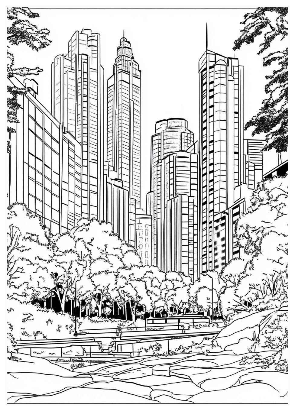 Stadt Ausmalbilder 6