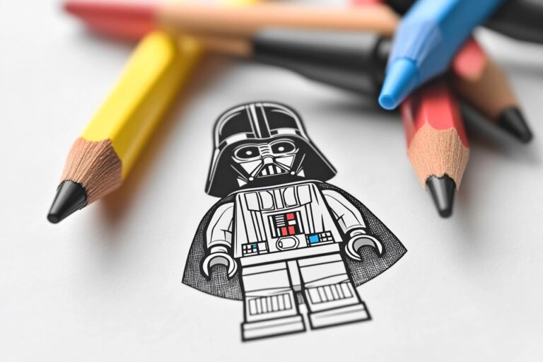 Star Wars Lego Ausmalbilder : Kreativität und Abenteuer auf Papier