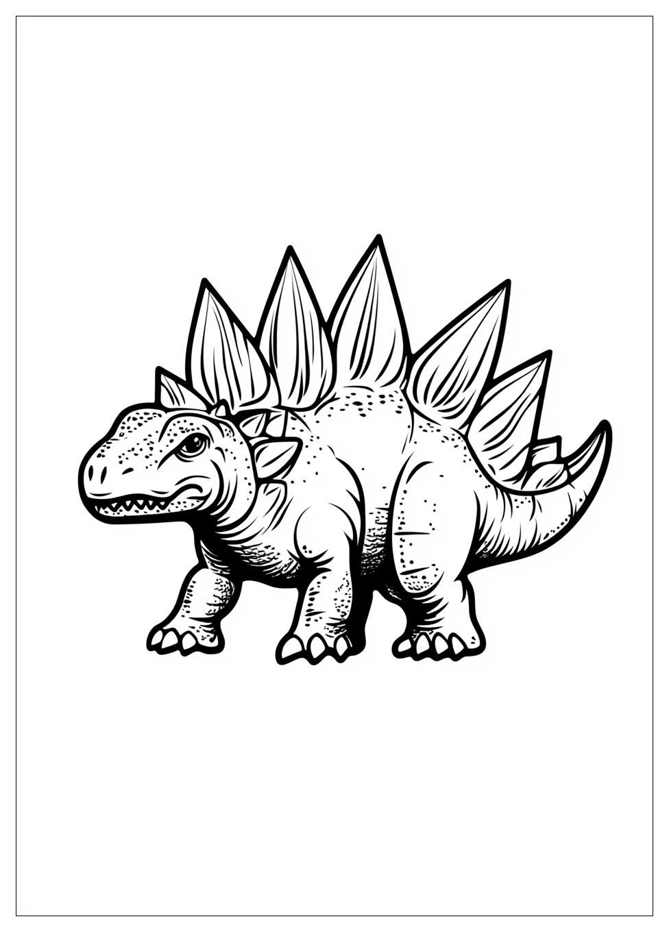 Stegosaurus Ausmalbilder 1