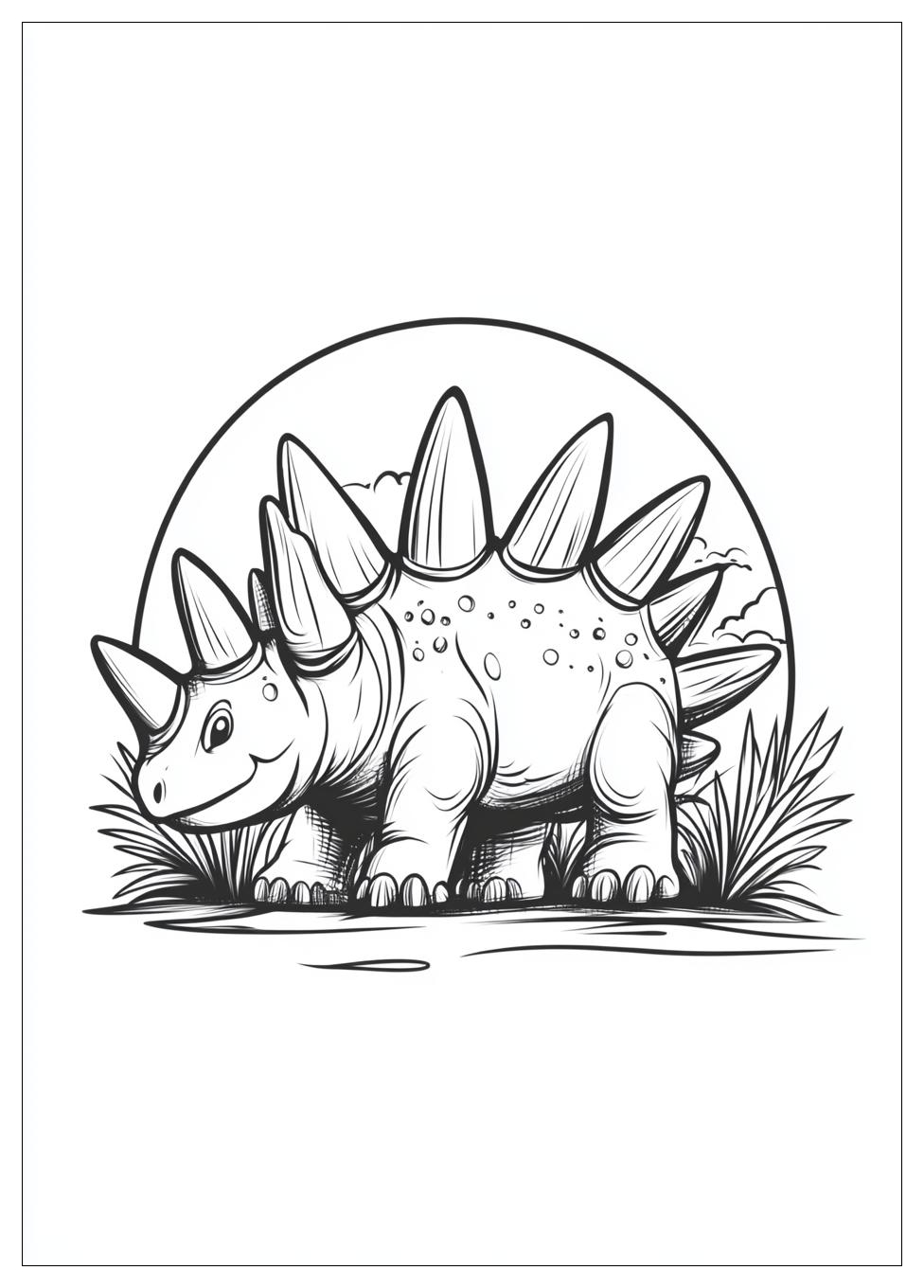 Stegosaurus Ausmalbilder 15