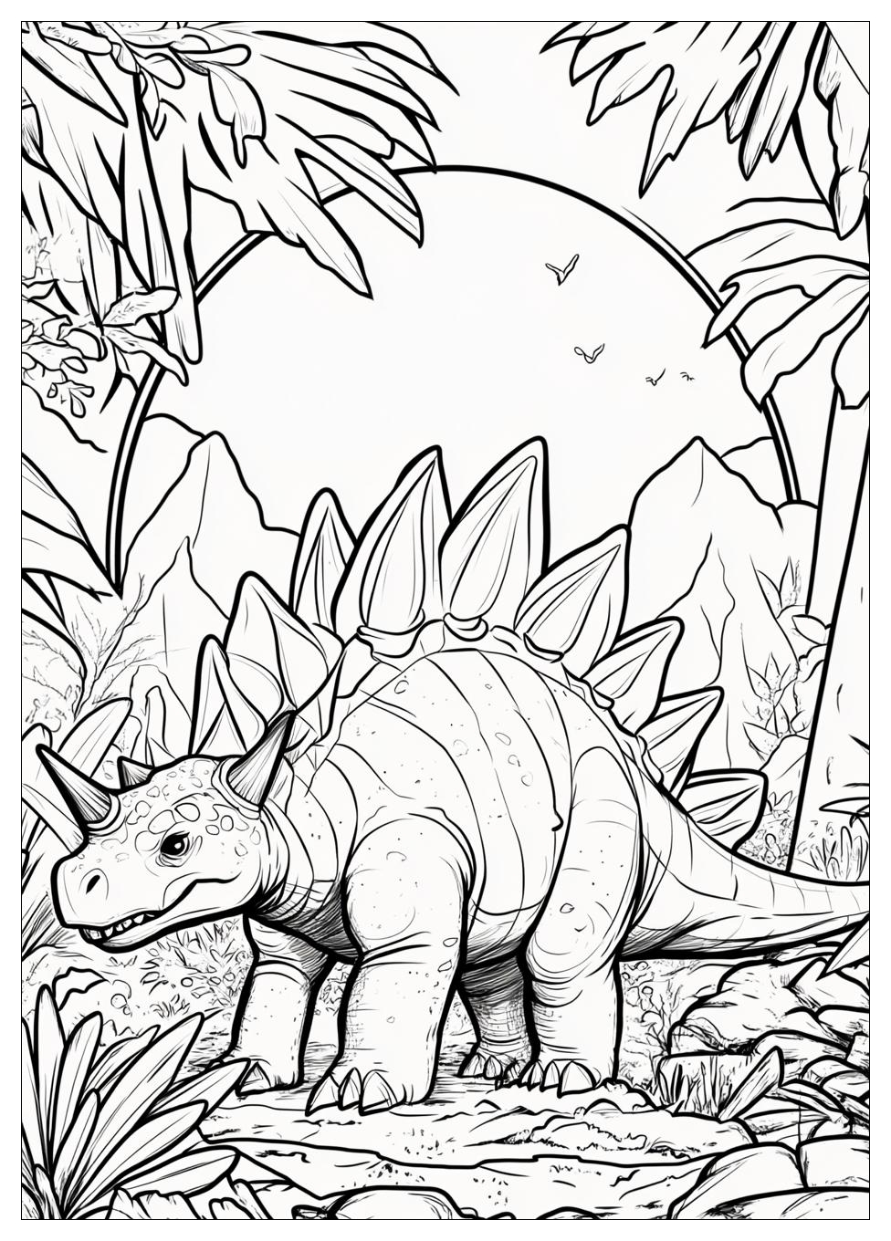 Stegosaurus Ausmalbilder 16