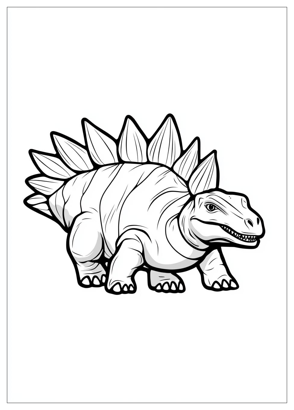 Stegosaurus Ausmalbilder 2