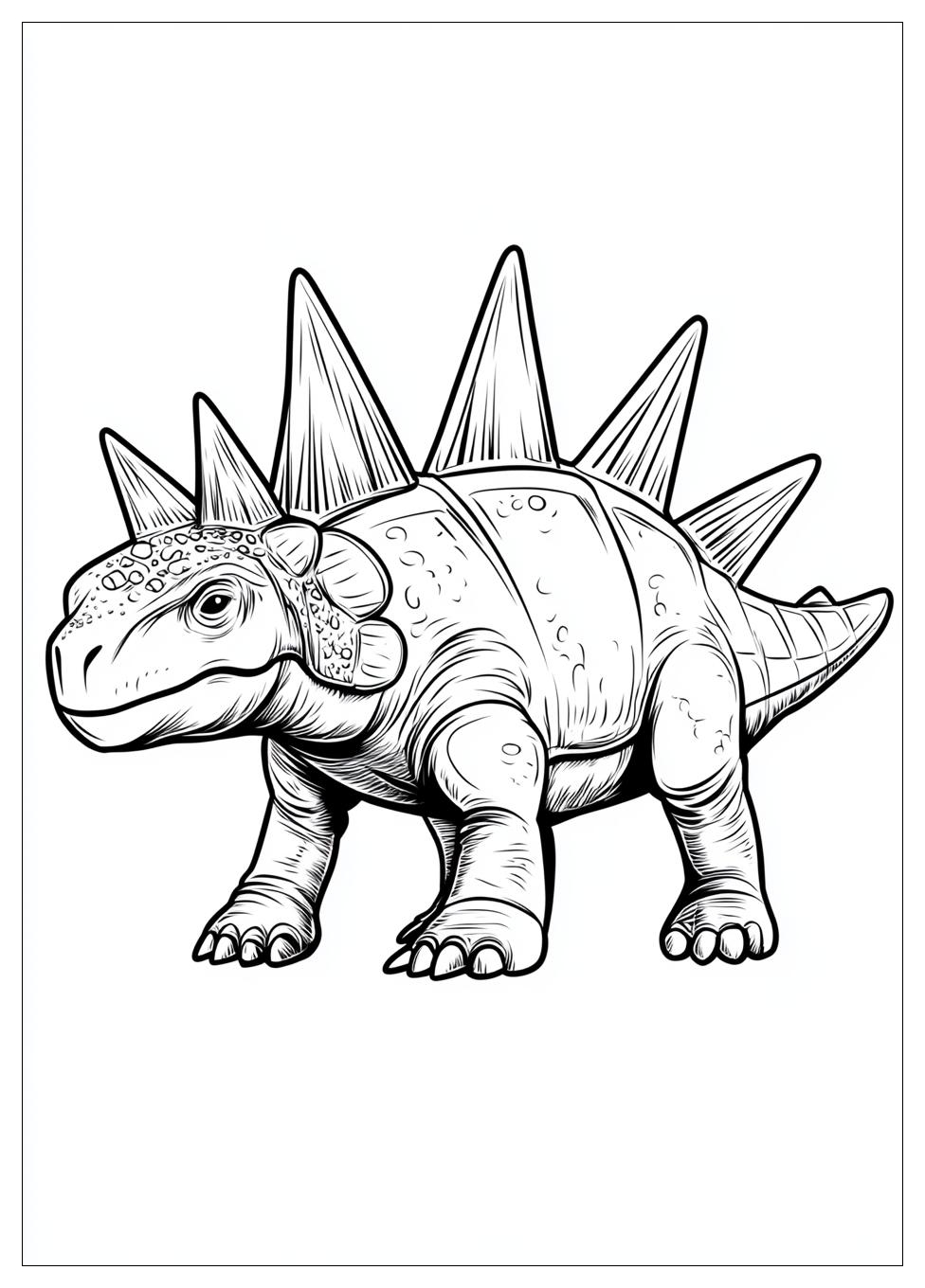 Stegosaurus Ausmalbilder 3