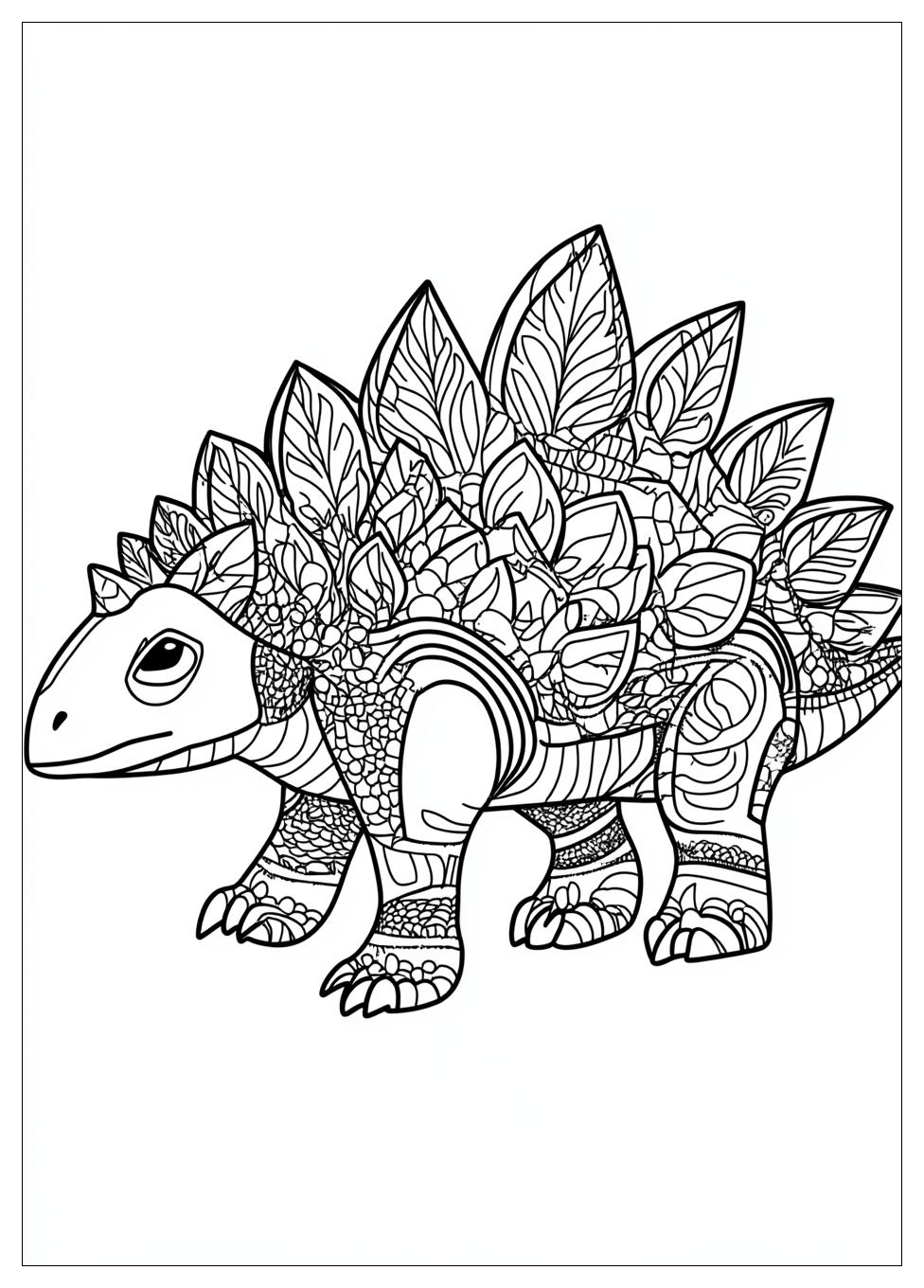 Stegosaurus Ausmalbilder 4
