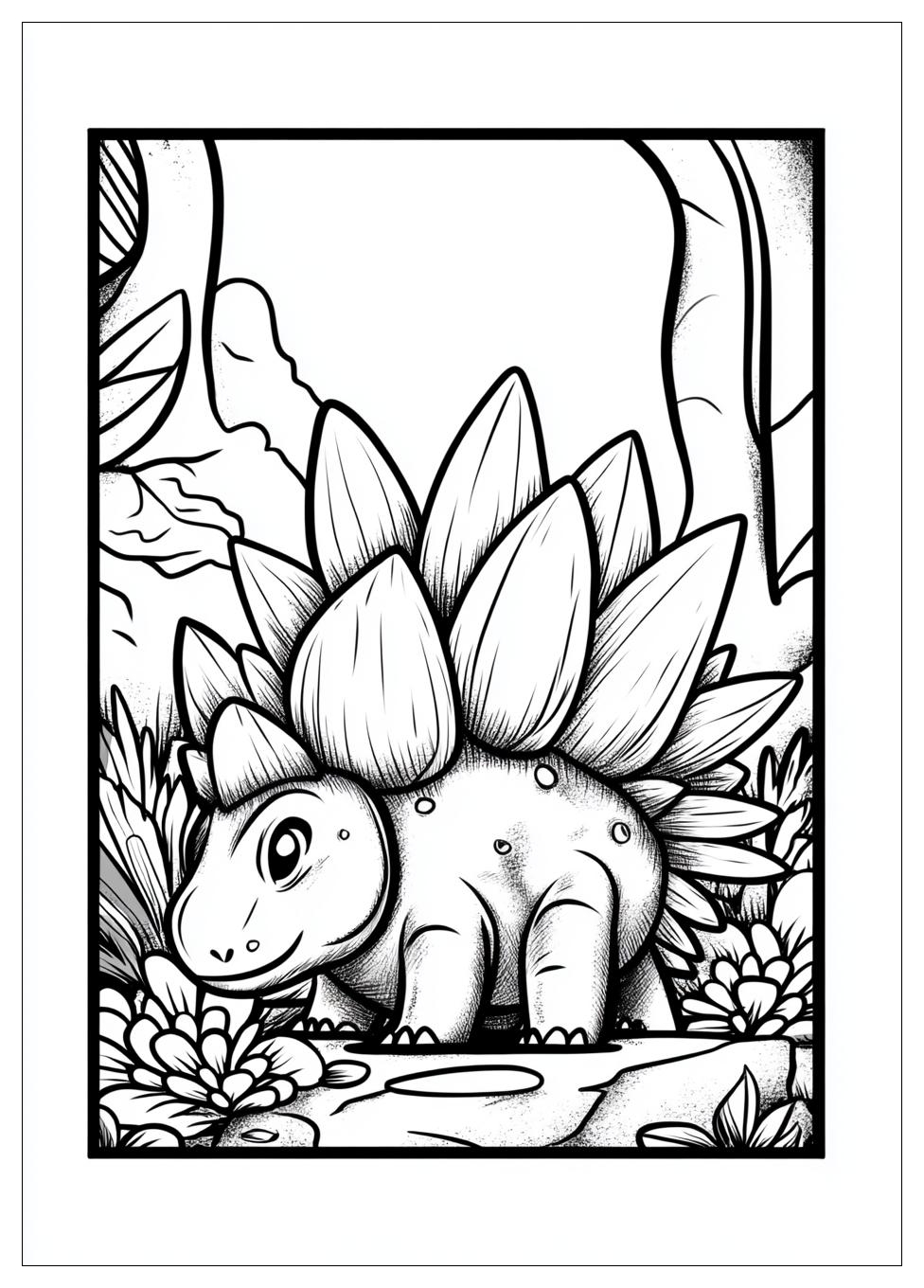 Stegosaurus Ausmalbilder 6