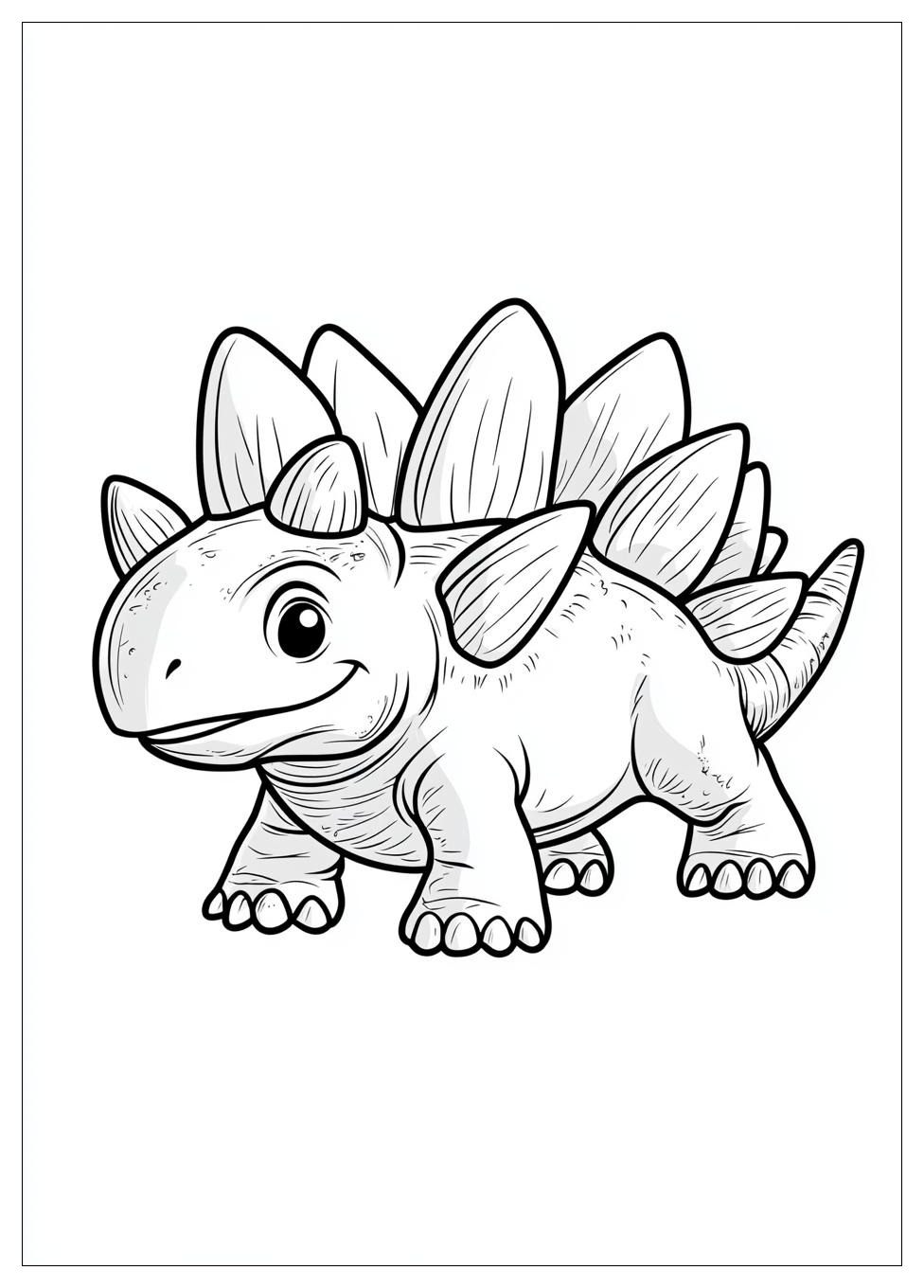 Stegosaurus Ausmalbilder 7