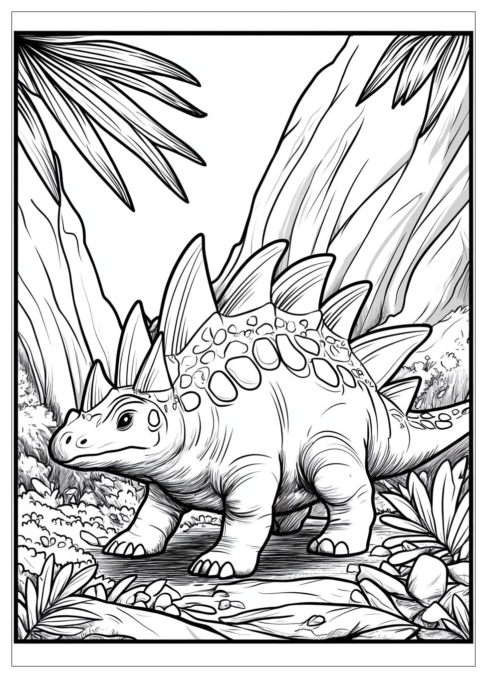 Stegosaurus Ausmalbilder 8
