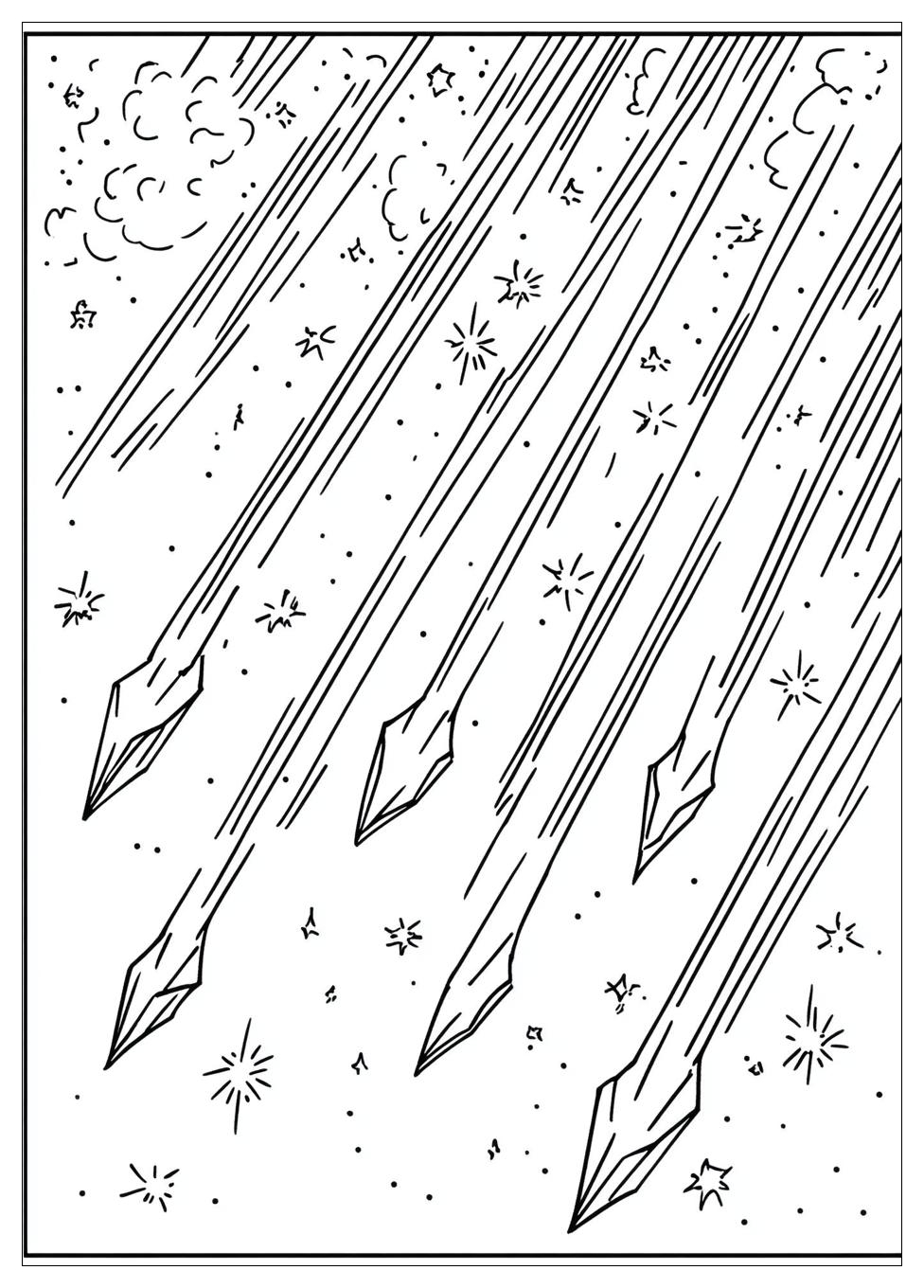 Sternschnuppe Ausmalbilder 12