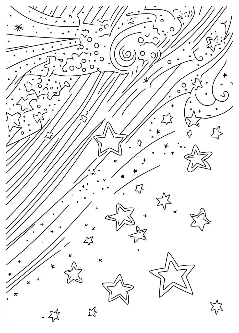 Sternschnuppe Ausmalbilder 15