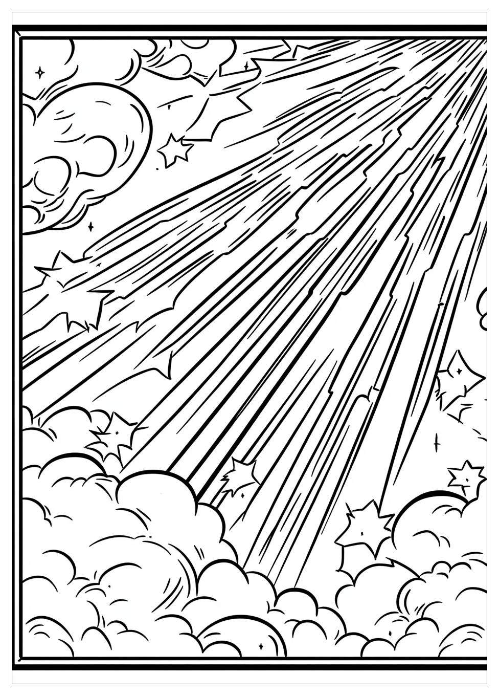Sternschnuppe Ausmalbilder 19