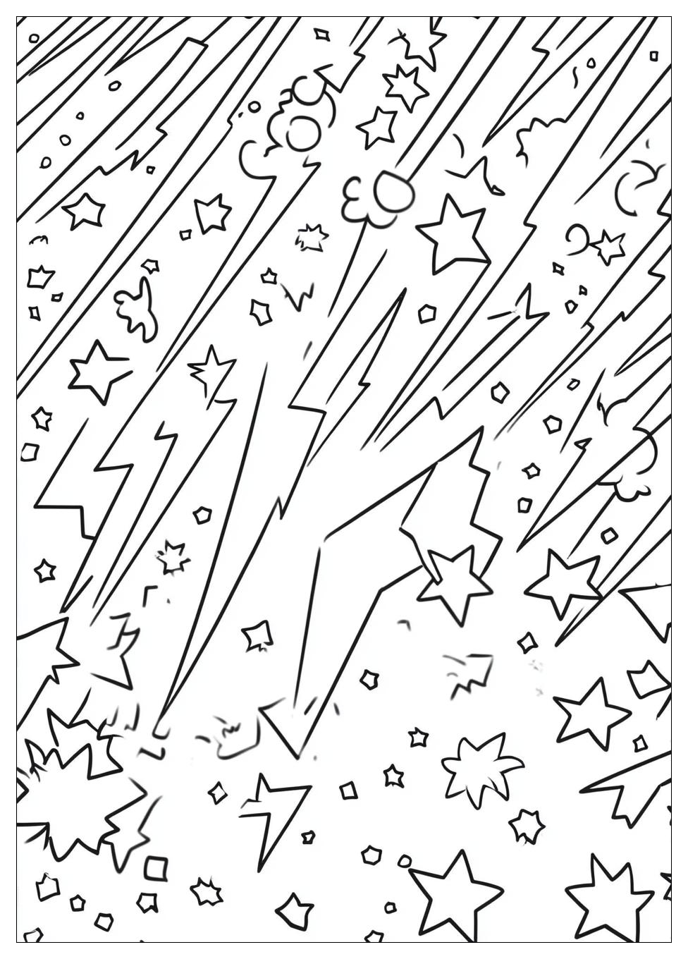 Sternschnuppe Ausmalbilder 5