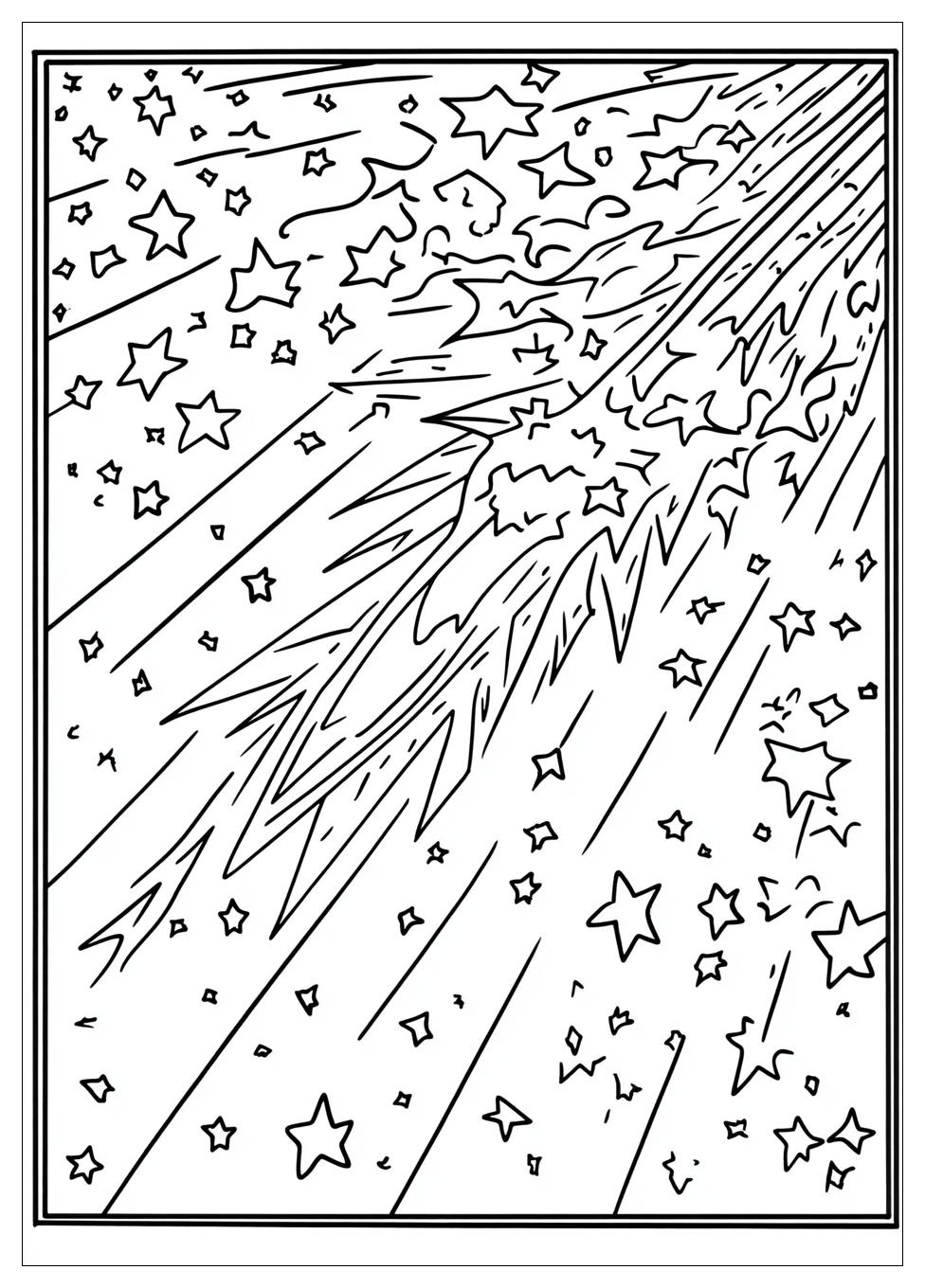 Sternschnuppe Ausmalbilder 8