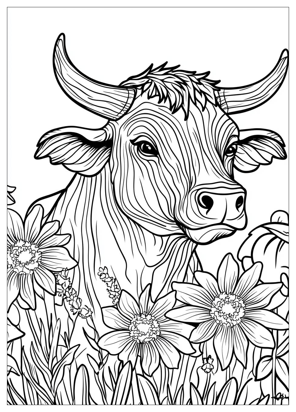 Stier Ausmalbilder 11