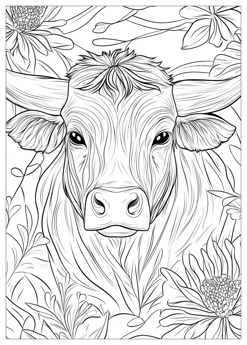 Stier Ausmalbilder 12
