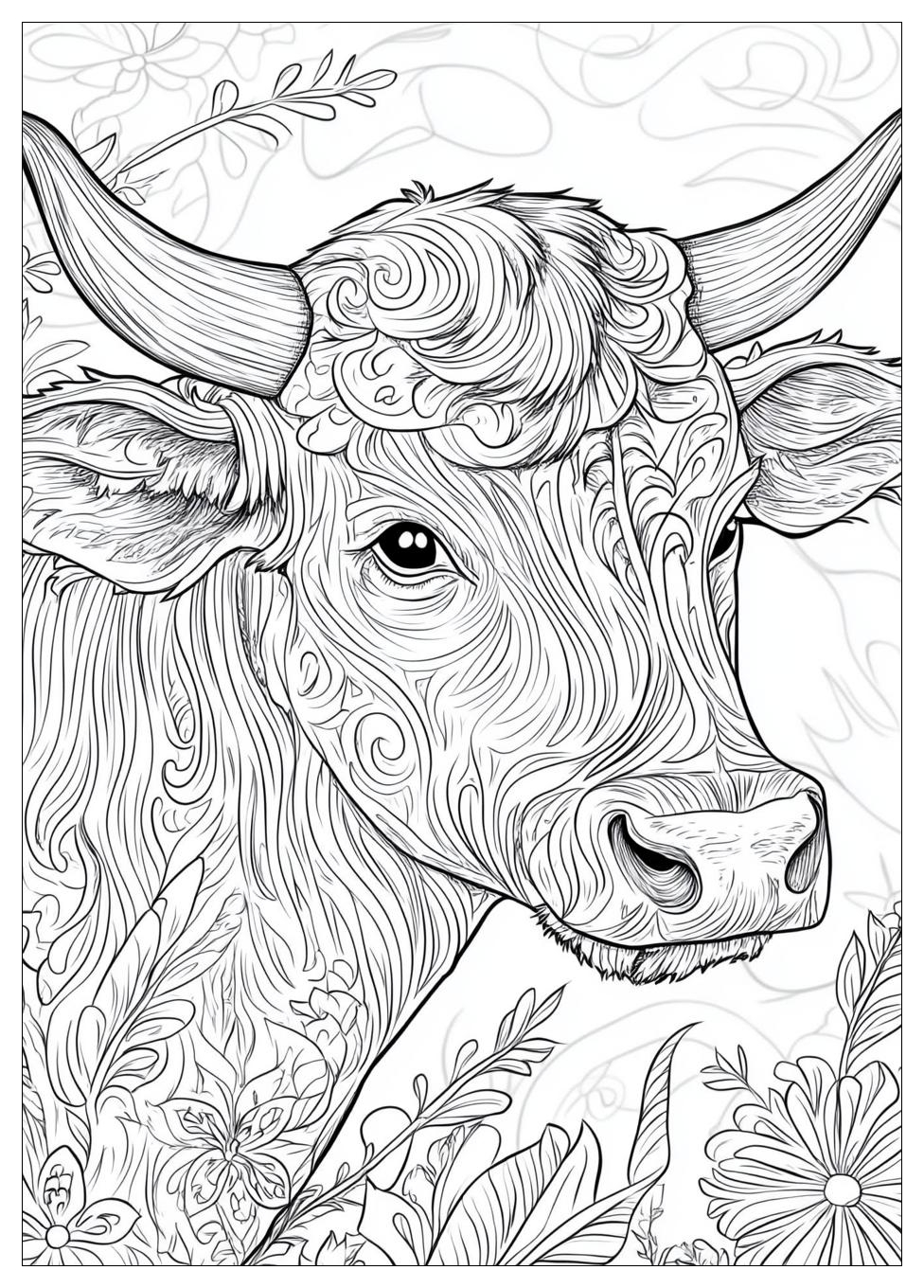 Stier Ausmalbilder 15