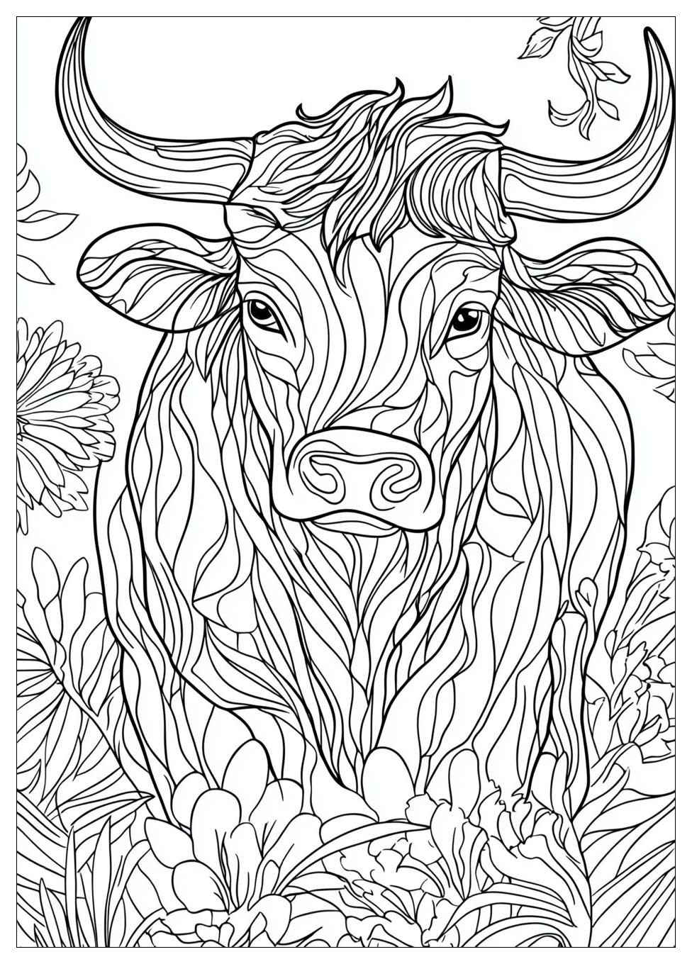 Stier Ausmalbilder 21
