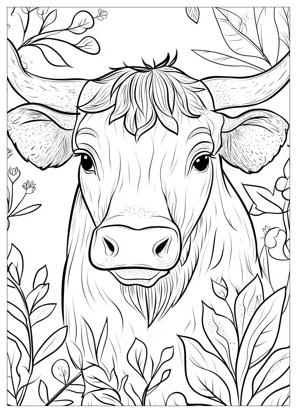 Stier Ausmalbilder 8