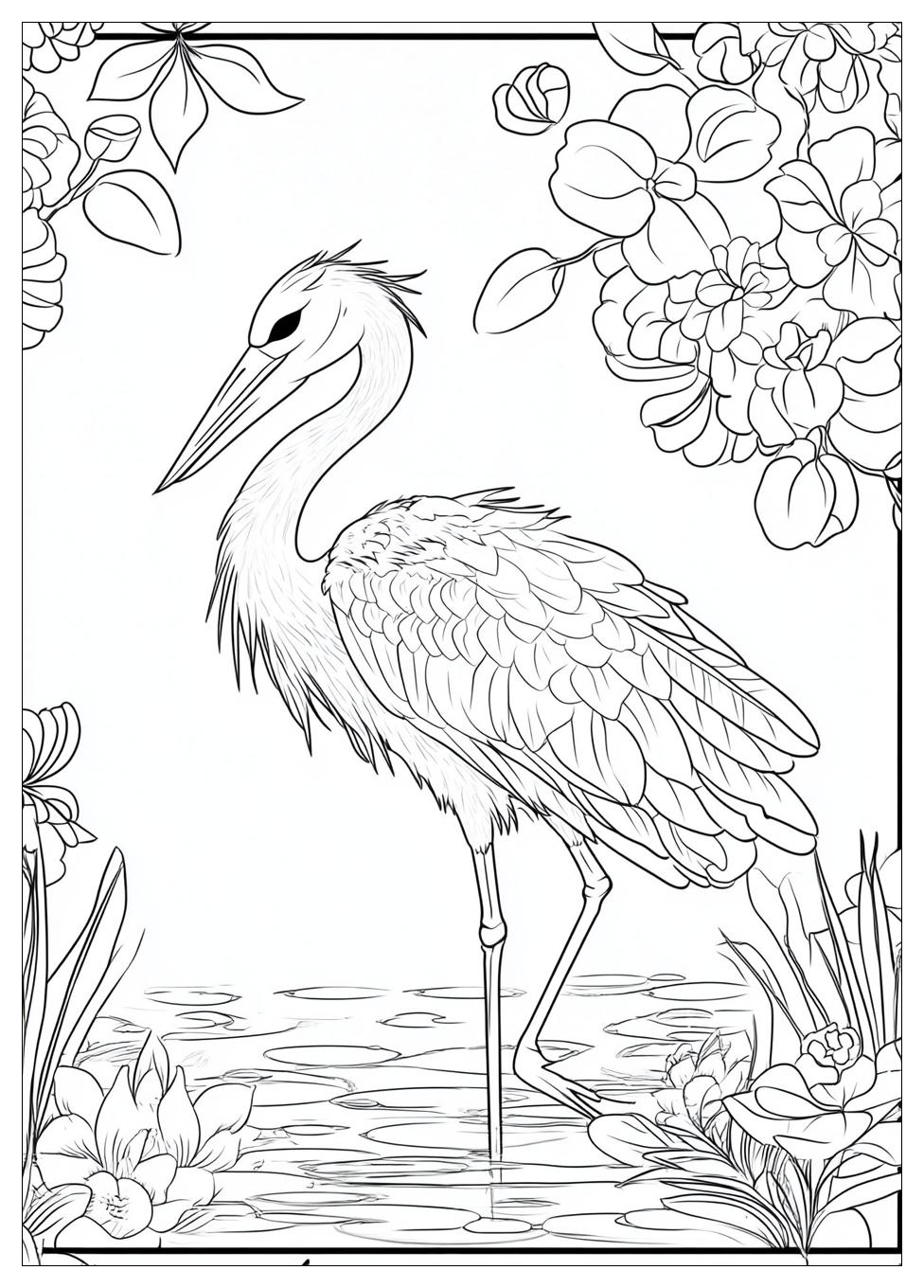 Storch Ausmalbilder 11