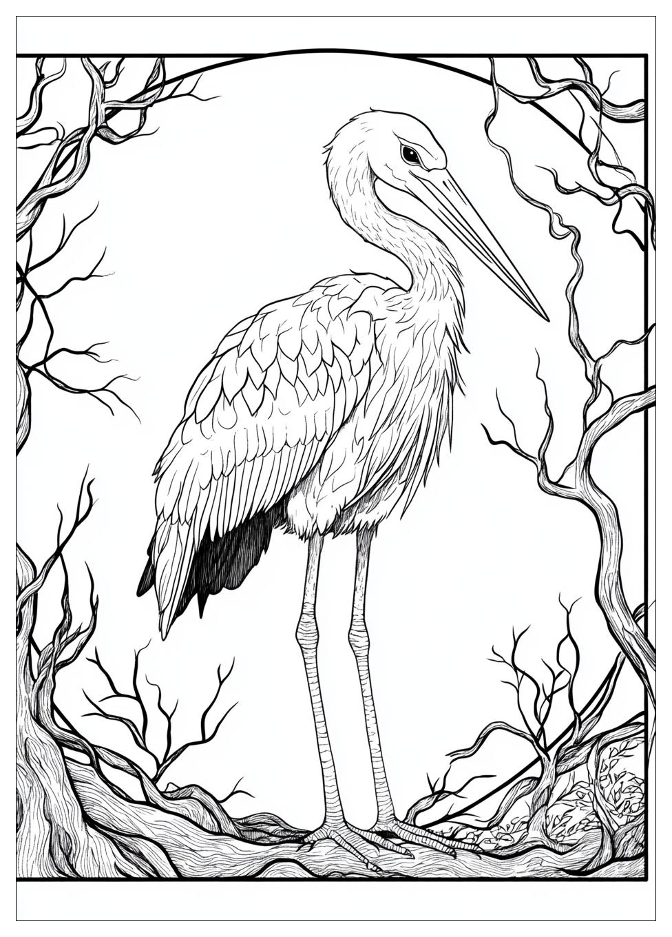 Storch Ausmalbilder 12