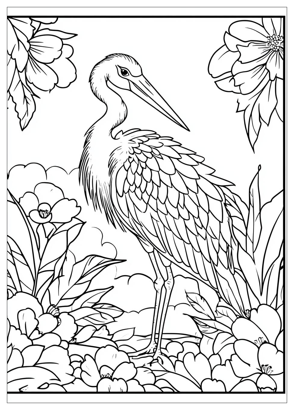 Storch Ausmalbilder 5