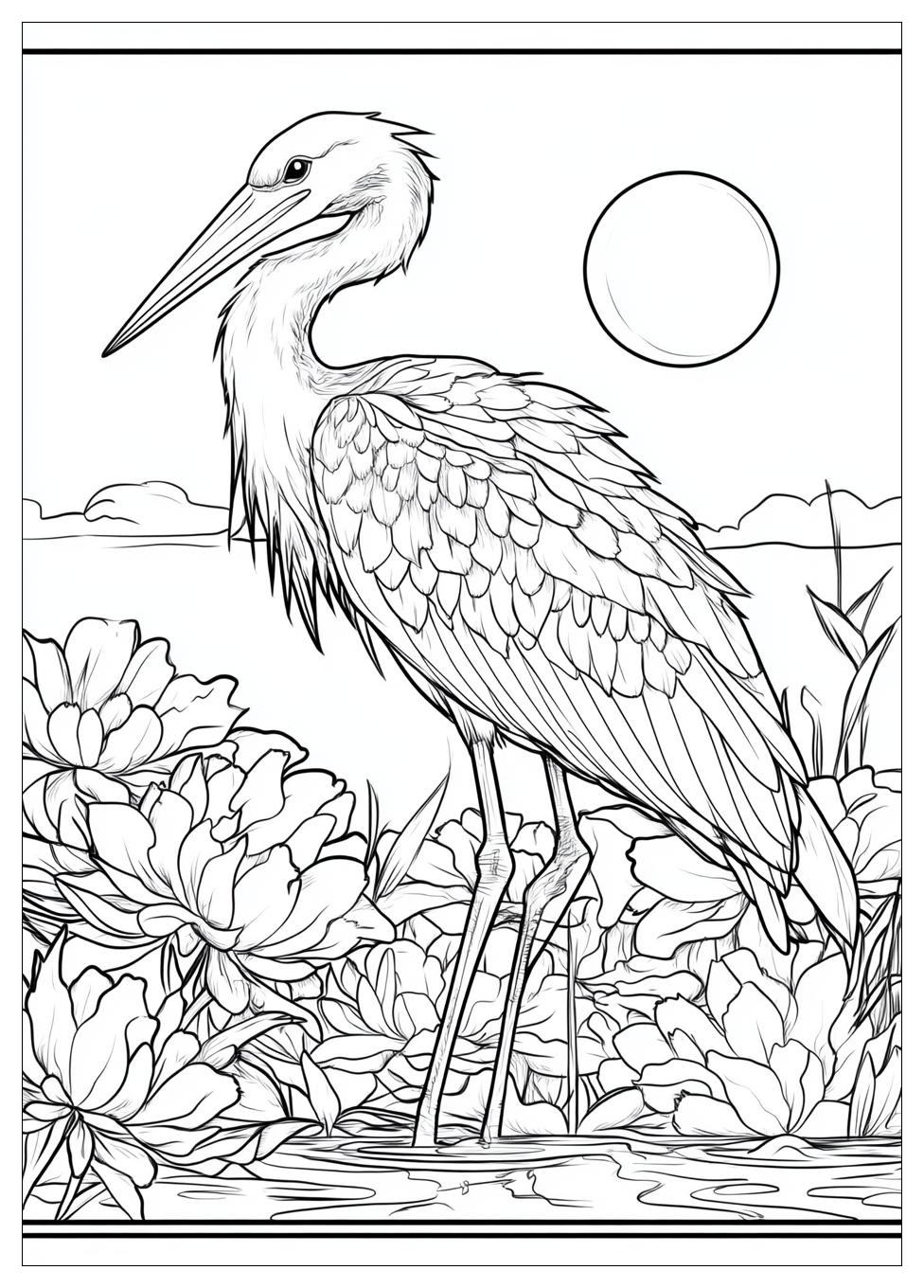 Storch Ausmalbilder 8