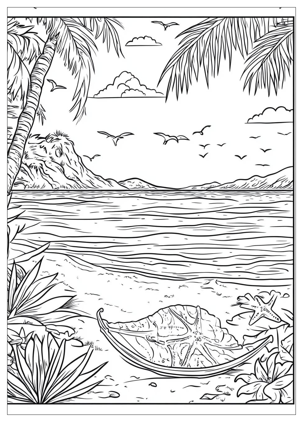 Strand Ausmalbilder 15