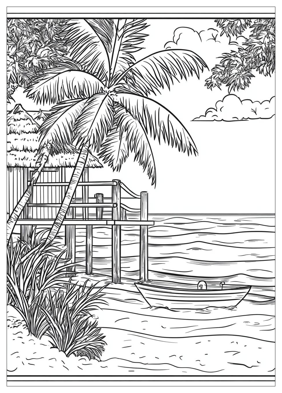 Strand Ausmalbilder 19