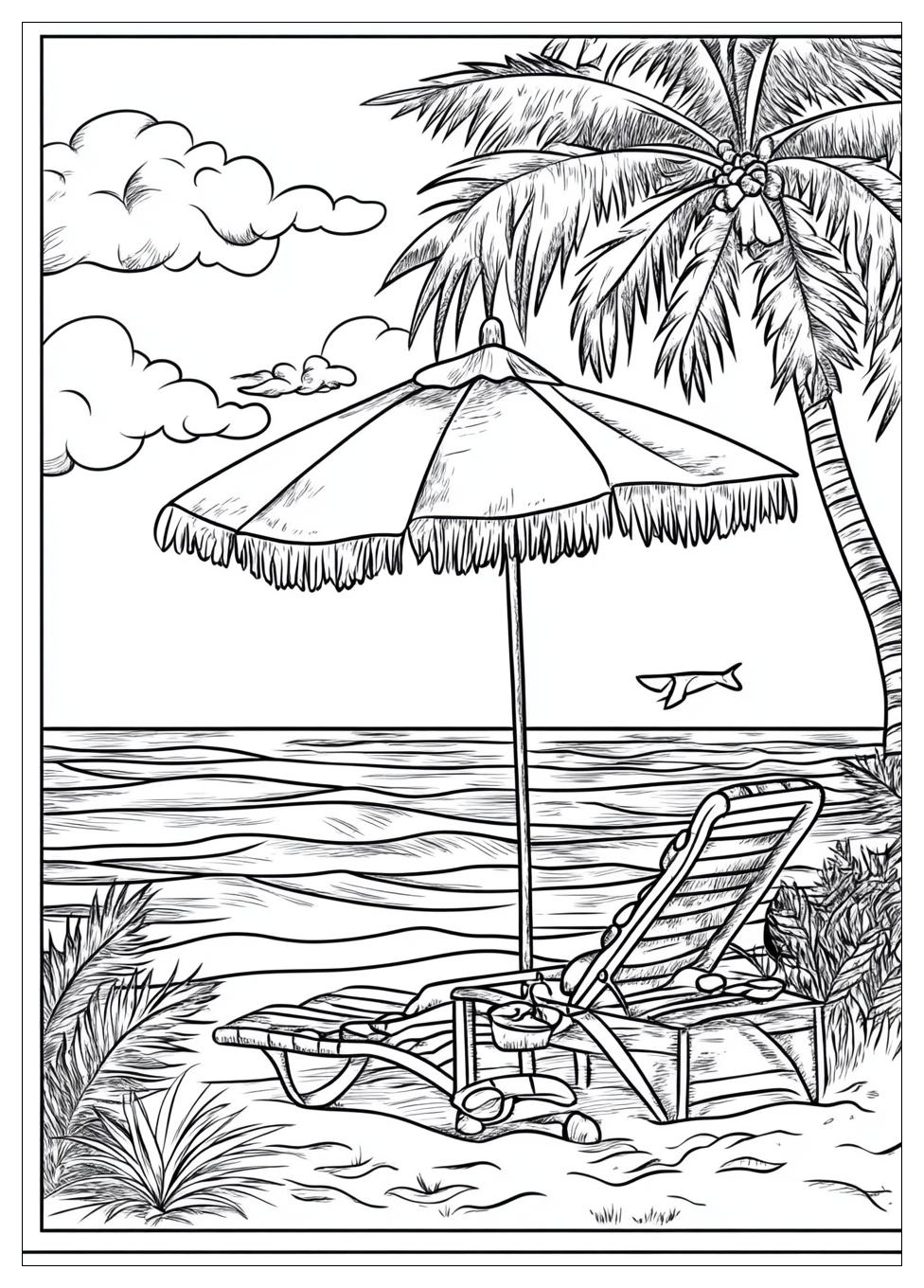 Strand Ausmalbilder 9