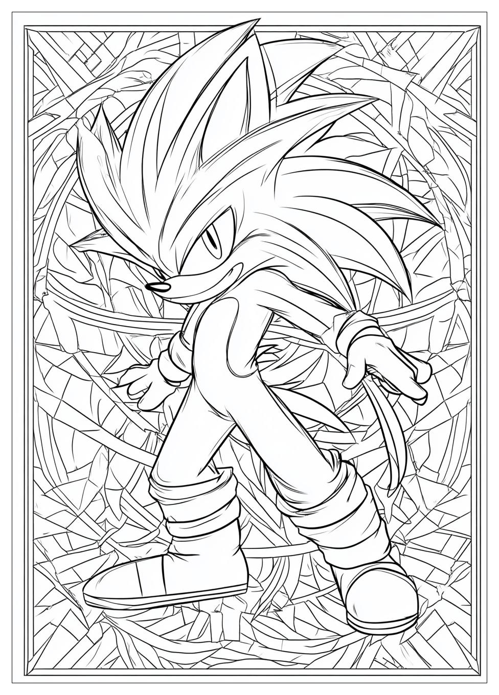 Super Sonic Ausmalbilder 13