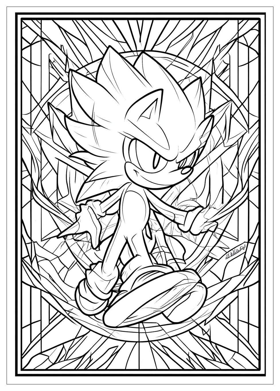 Super Sonic Ausmalbilder 18