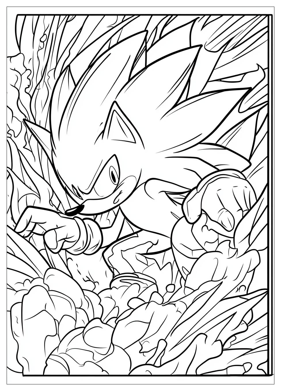 Super Sonic Ausmalbilder 19