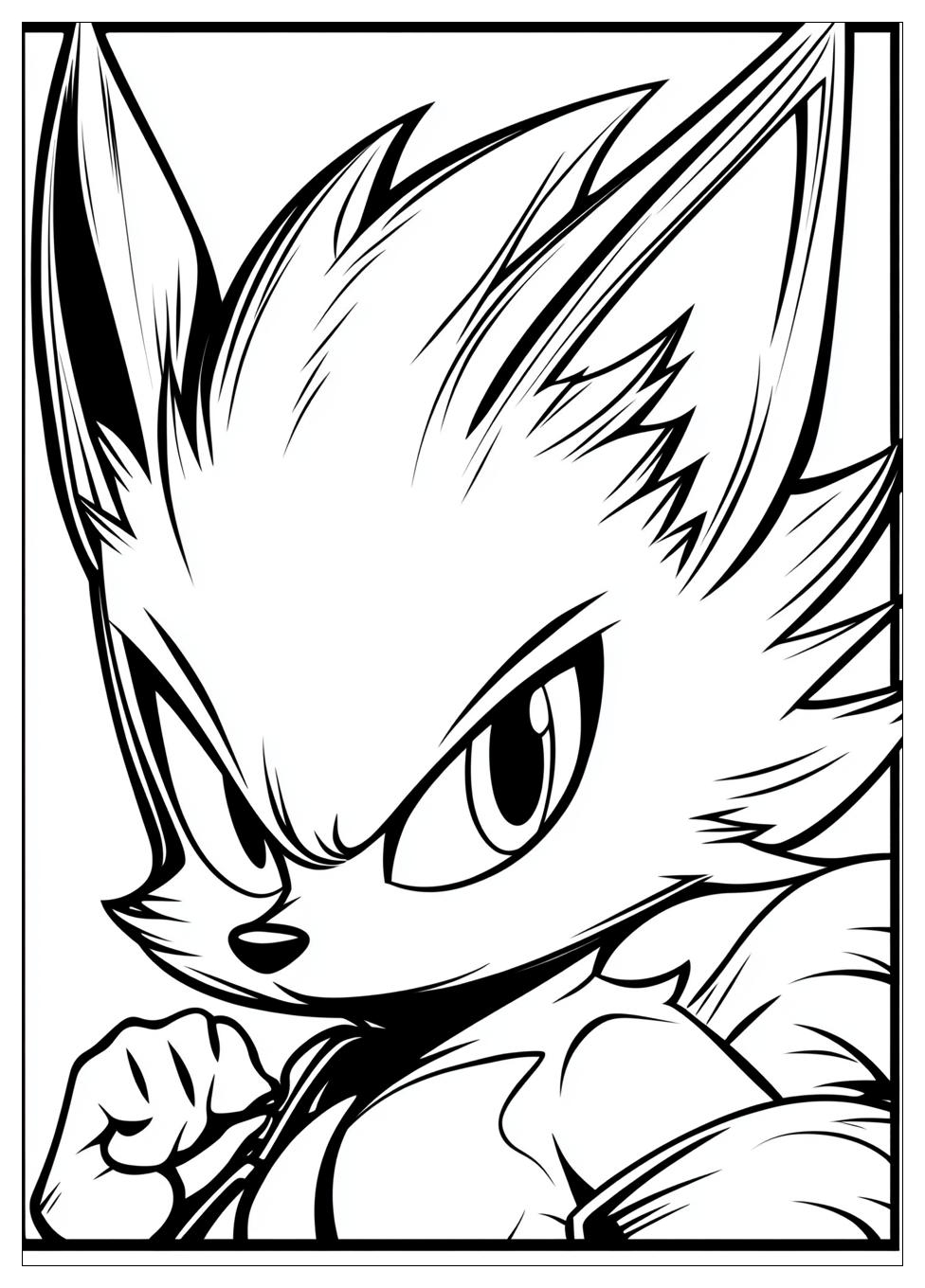 Super Sonic Ausmalbilder 2