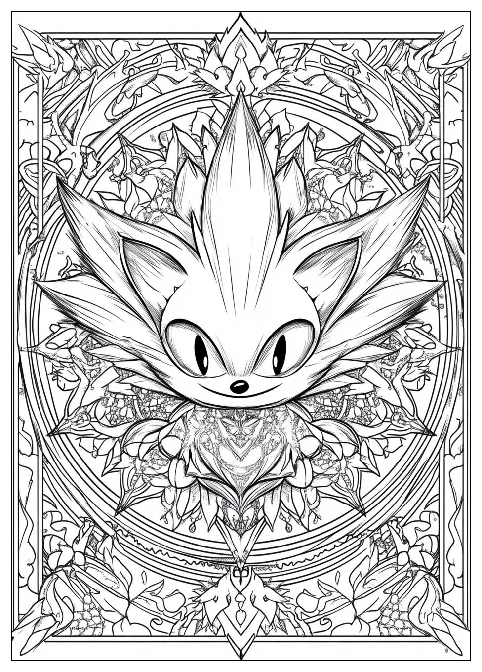 Super Sonic Ausmalbilder 5