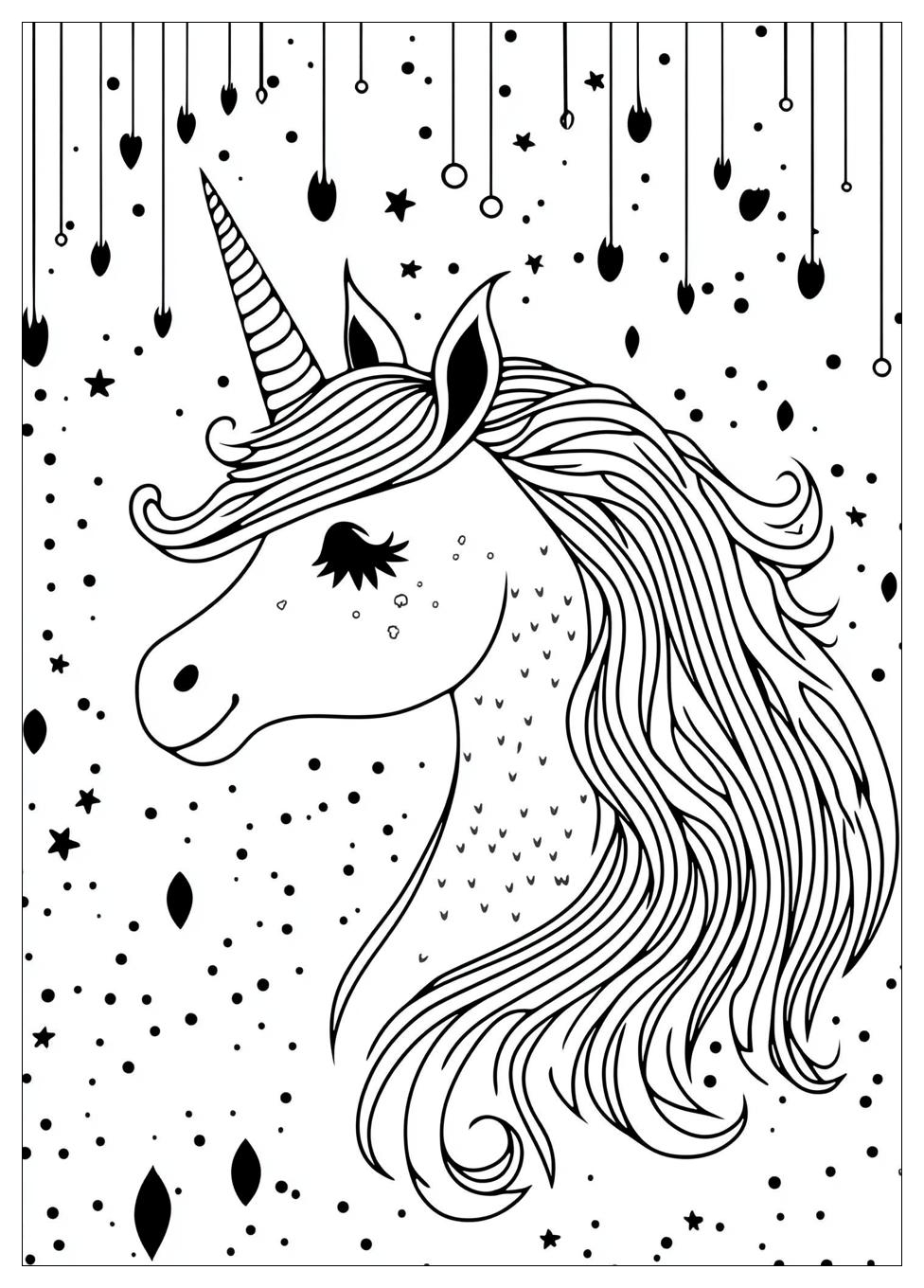 Süß Einhorn Ausmalbilder 11