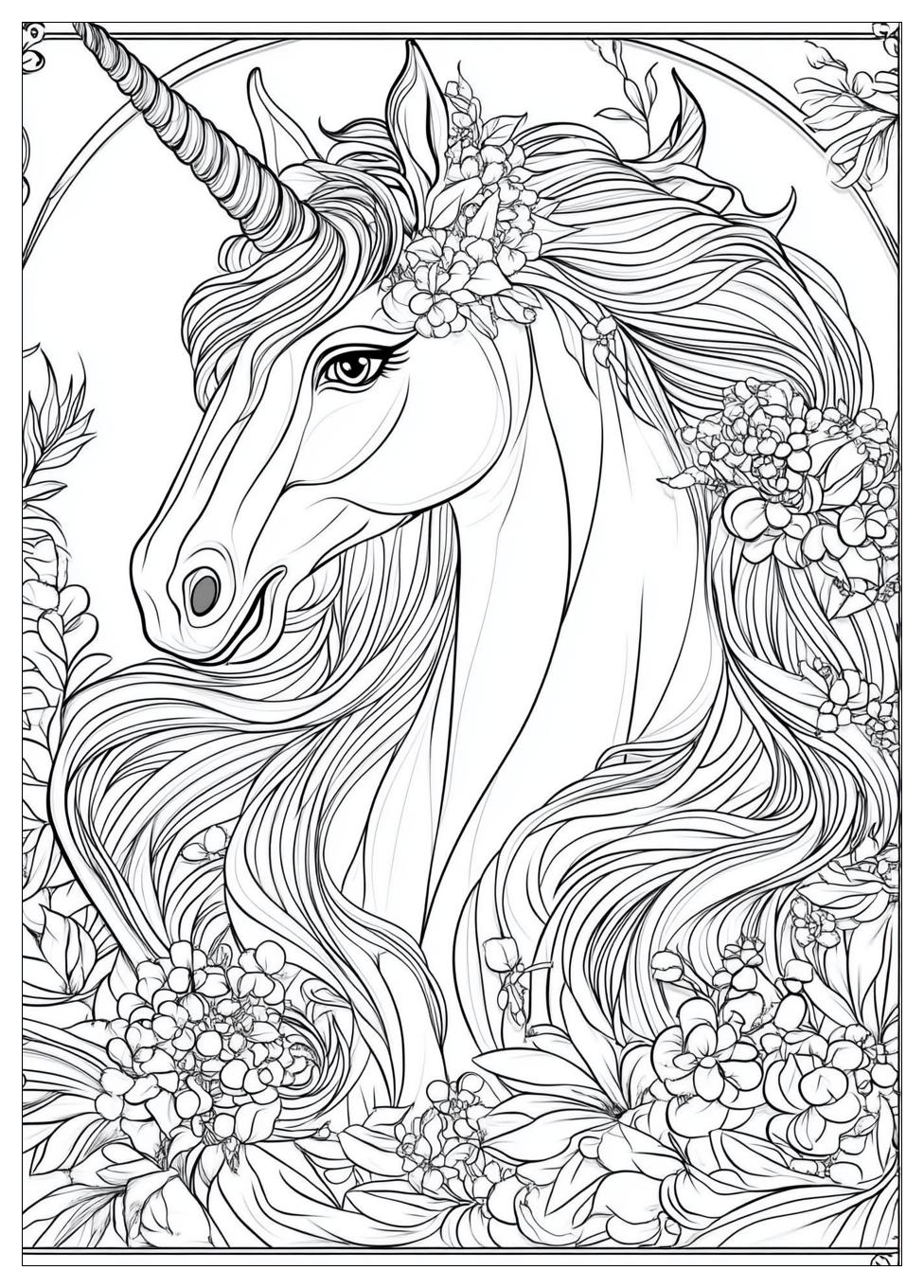 Süß Einhorn Ausmalbilder 16