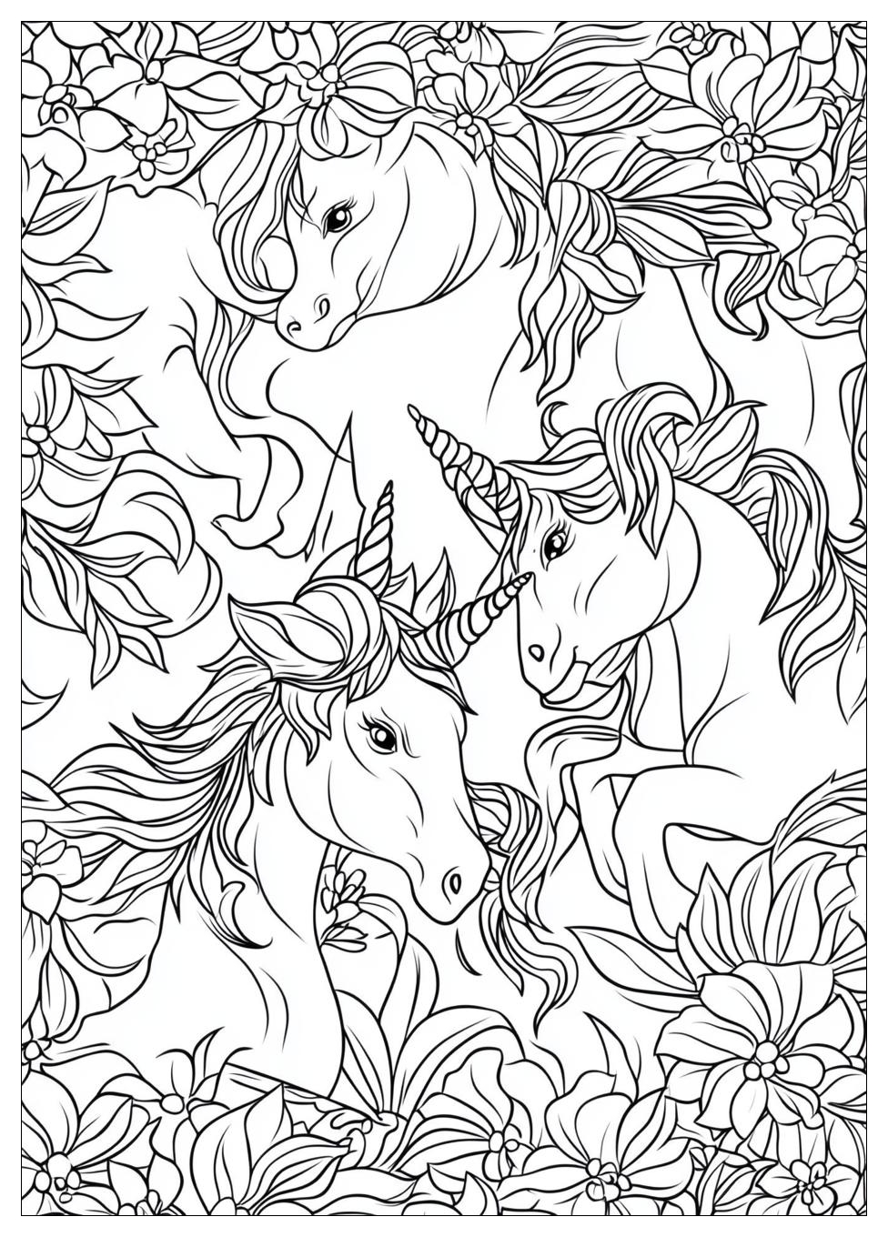 Süß Einhorn Ausmalbilder 17