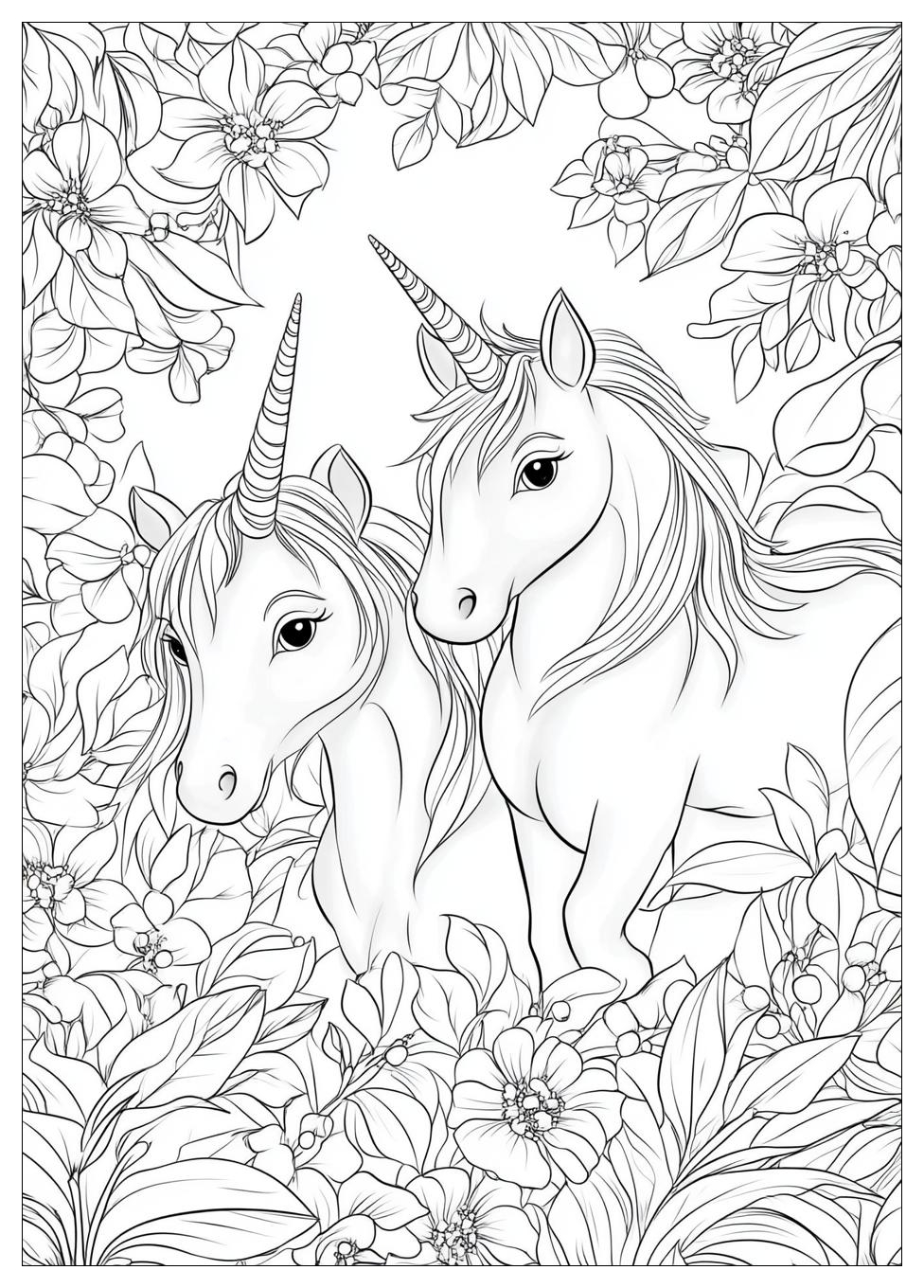 Süß Einhorn Ausmalbilder 19