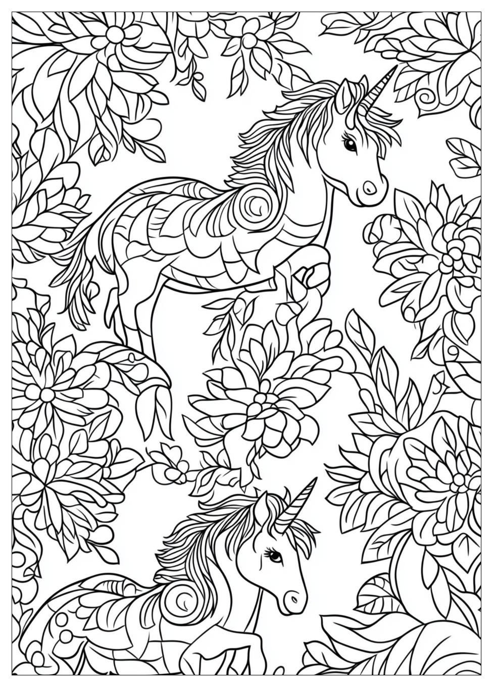 Süß Einhorn Ausmalbilder 20