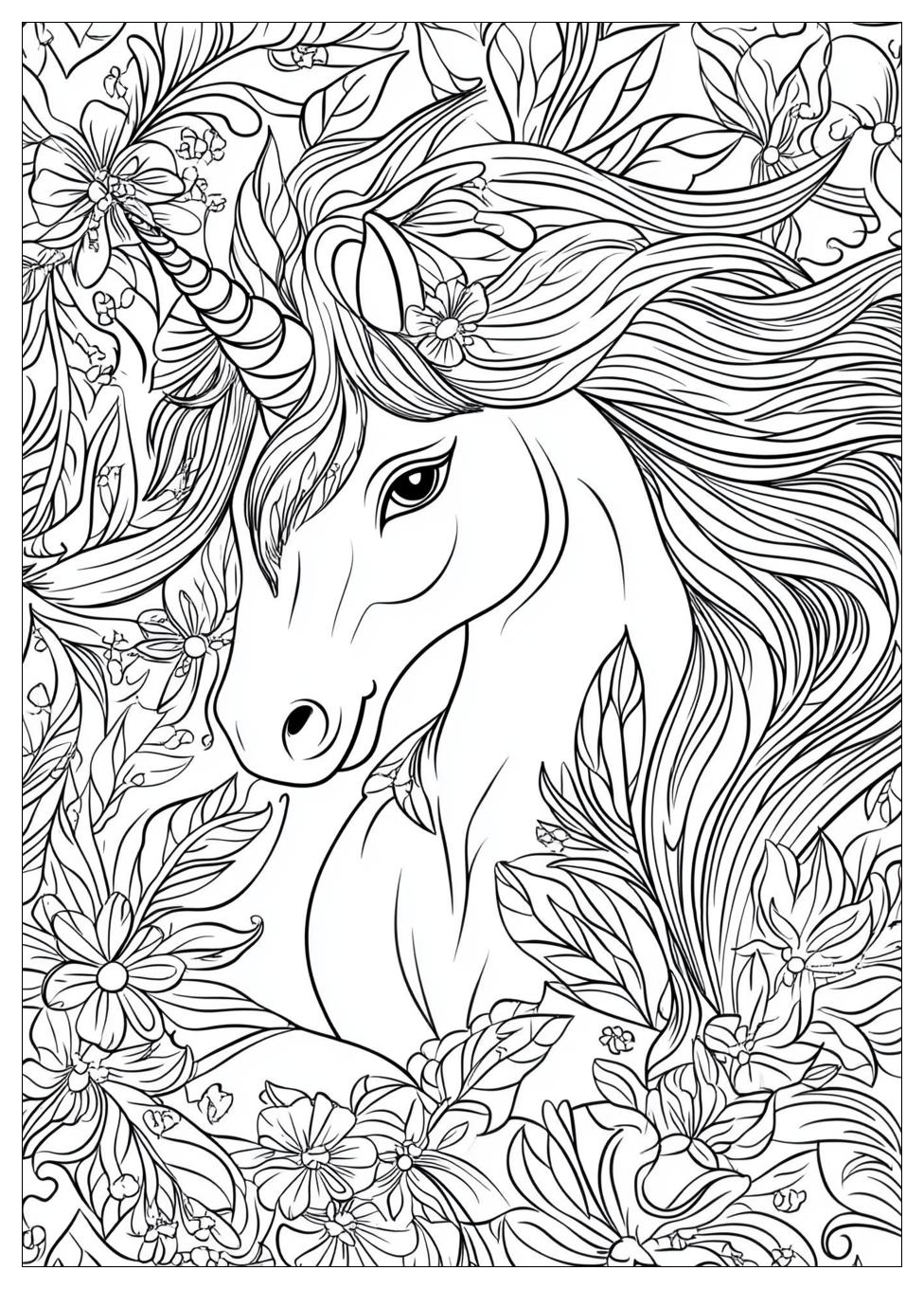 Süß Einhorn Ausmalbilder 21
