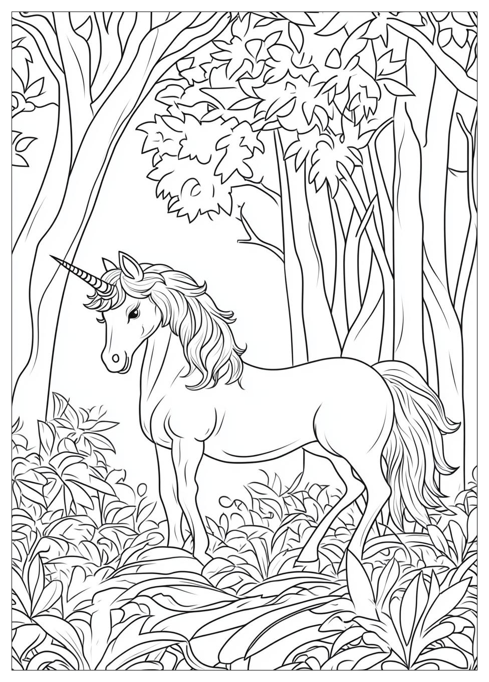 Süß Einhorn Ausmalbilder 22