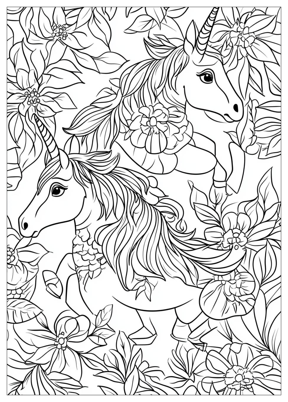 Süß Einhorn Ausmalbilder 24