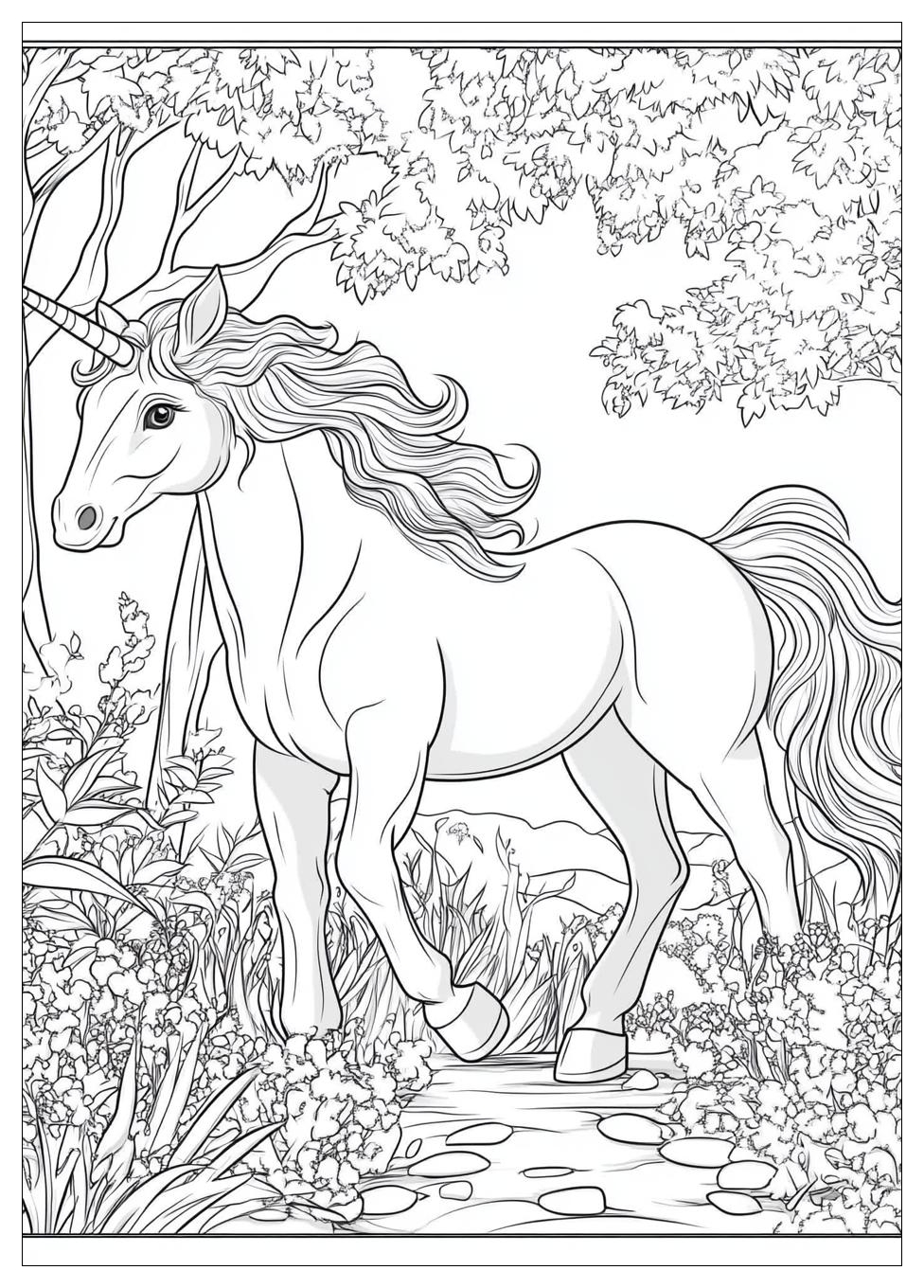 Süß Einhorn Ausmalbilder 3