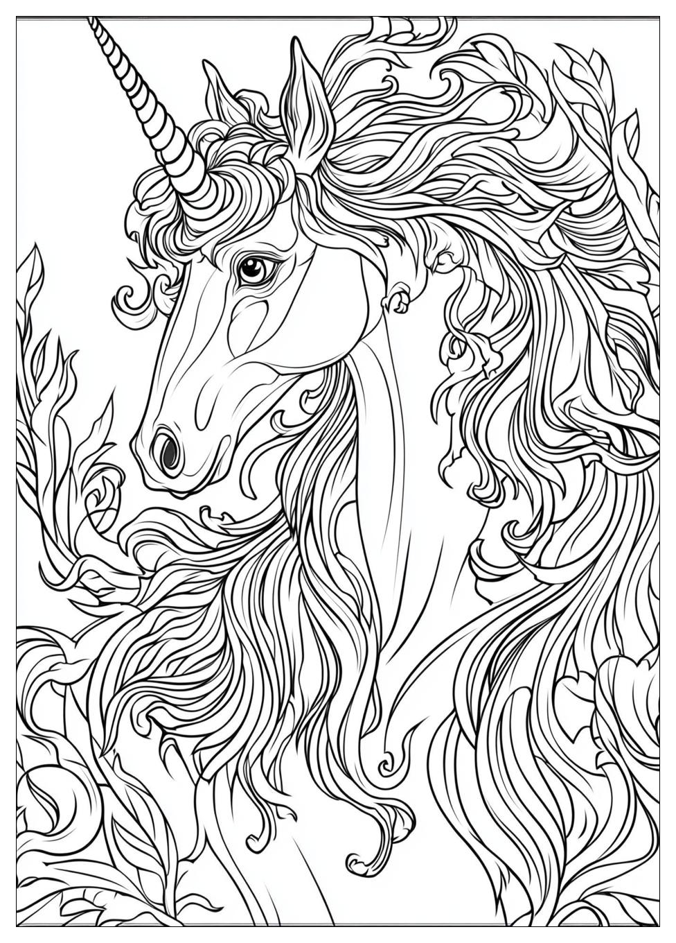 Süß Einhorn Ausmalbilder 4
