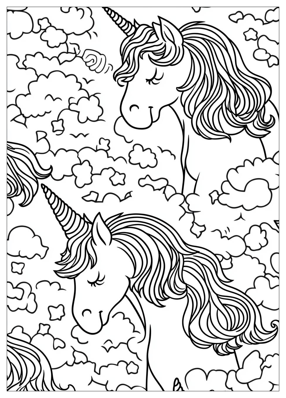 Süß Einhorn Ausmalbilder 9