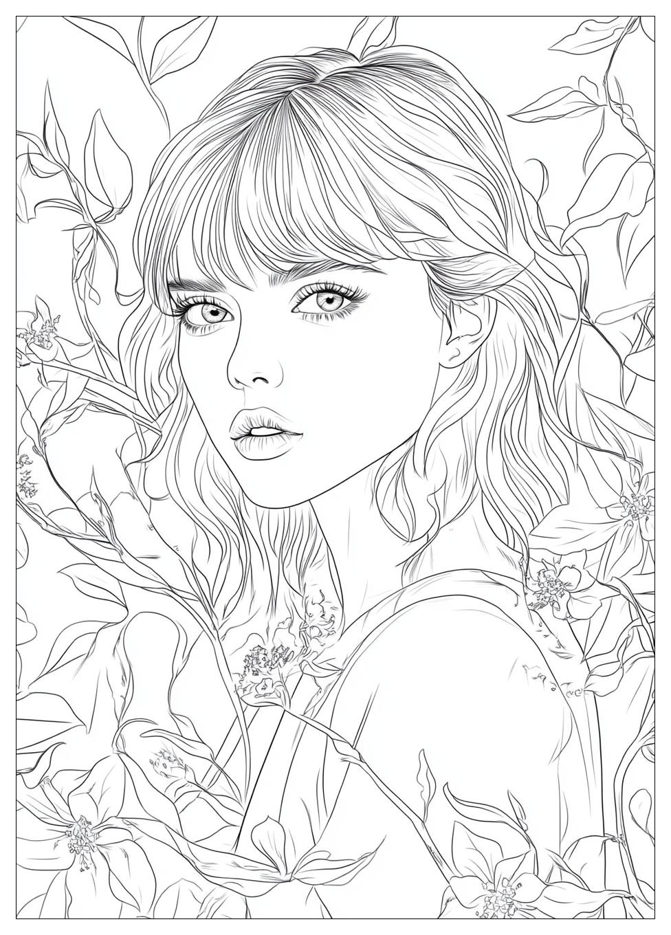 Taylor Swift Ausmalbilder 1