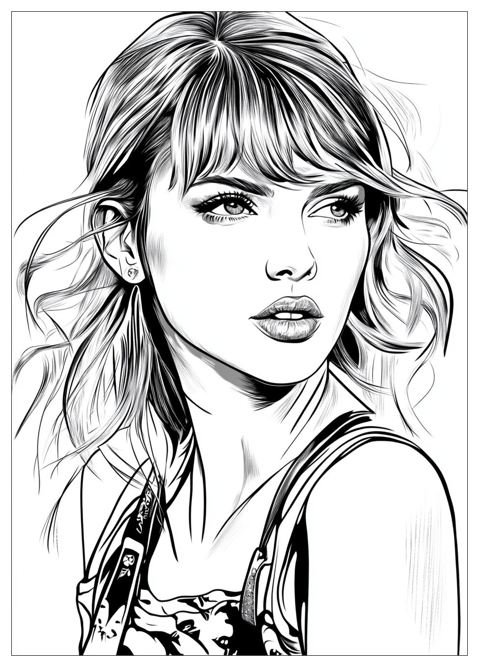Taylor Swift Ausmalbilder 12